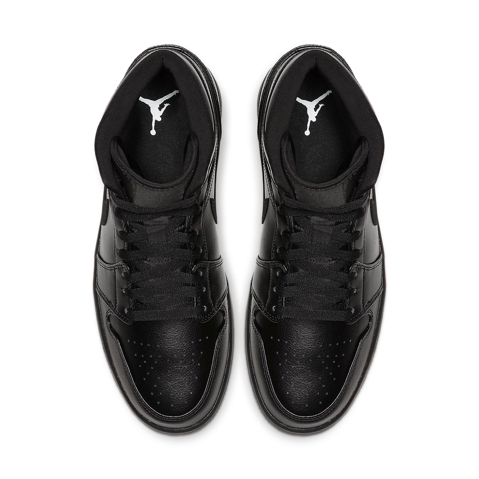 Air Jordan 1 Mid 'All Black' 554724-090