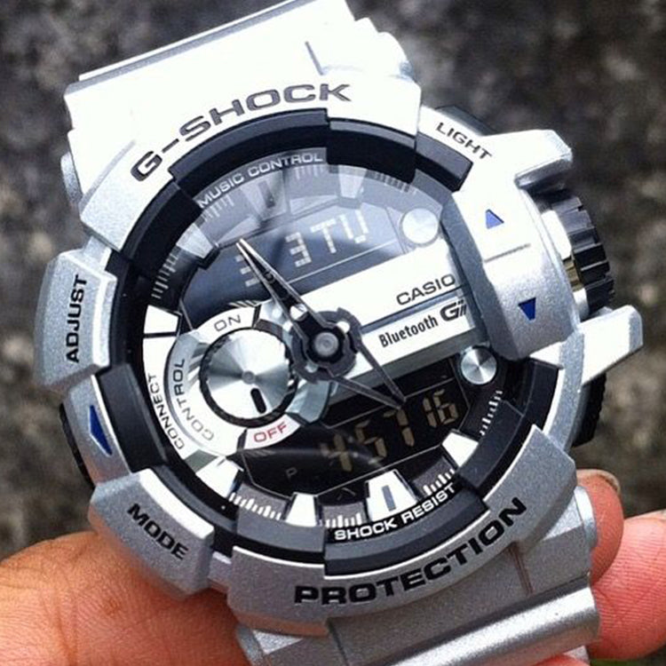 CASIO G-Shock Analog-Digital 'Grey' GBA-400-8B