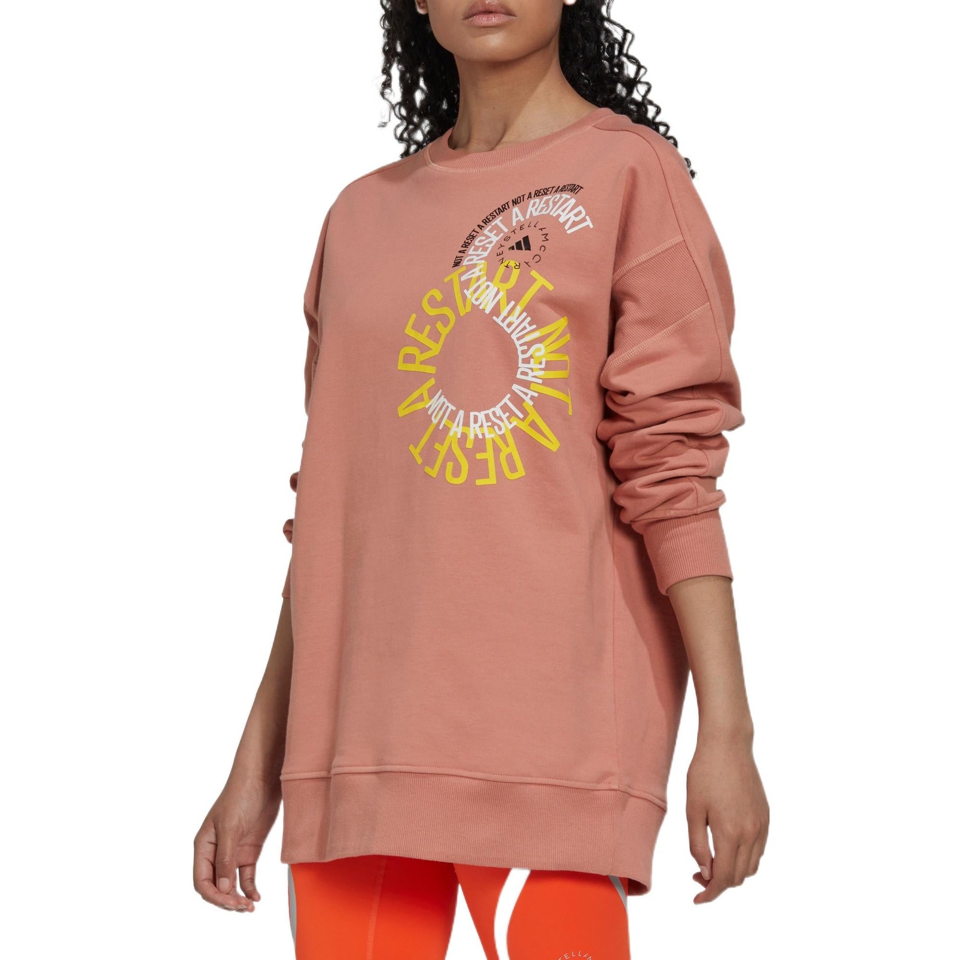 adidas by Stella McCartney Sportswear Sweatshirt 'Faded Ambient Blush' IB5887