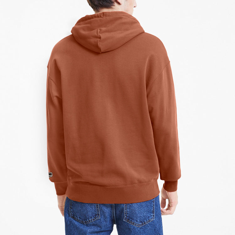 PUMA Downtown Graphic Hoodie 'Brown' 599303-26