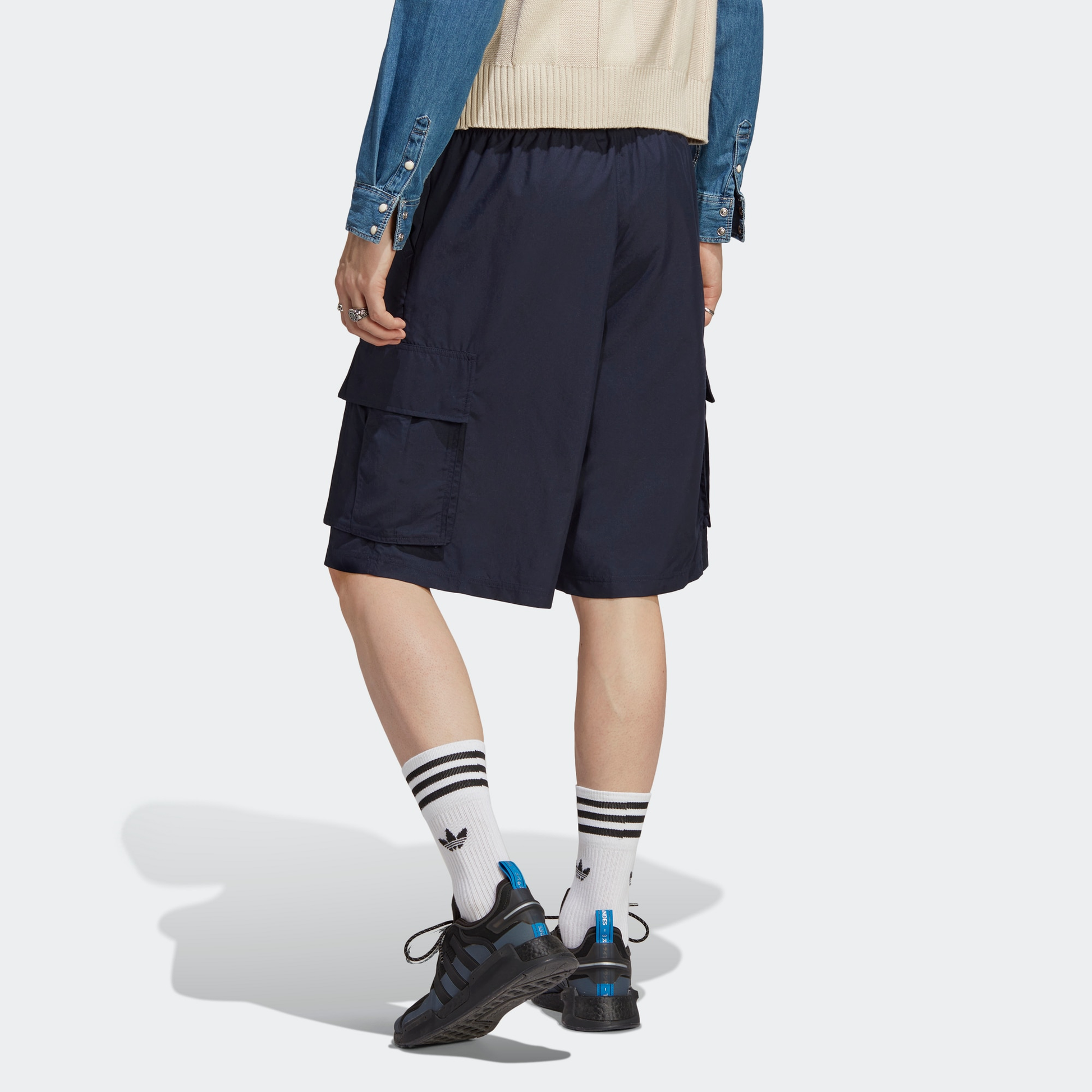 adidas RIFTA City Boy Cargo Shorts 'Black' IB8738