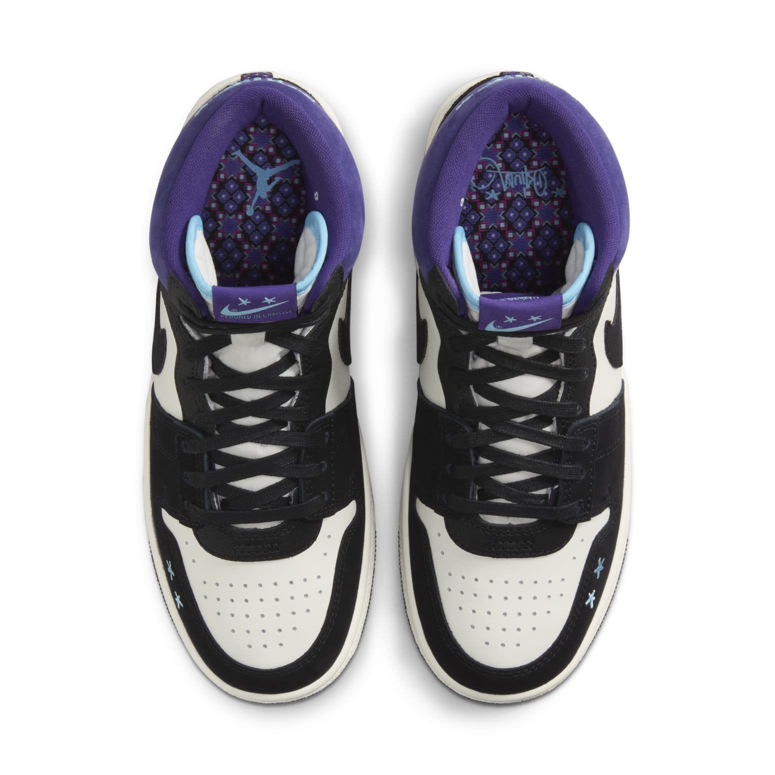 (WMNS) Air Jordan x Opium Air Ship SP 'Black Court Purple' FQ8281-100