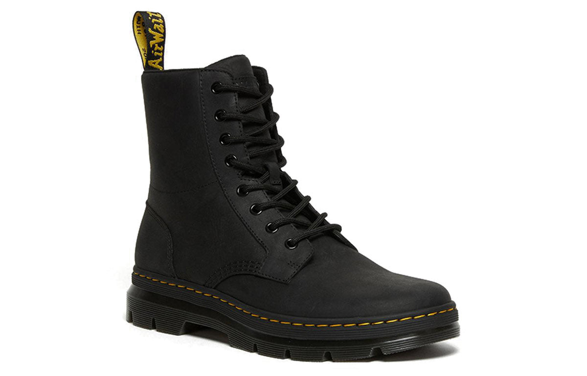 Dr. Martens Combs Leather Casual Boots 'Black' 26007001