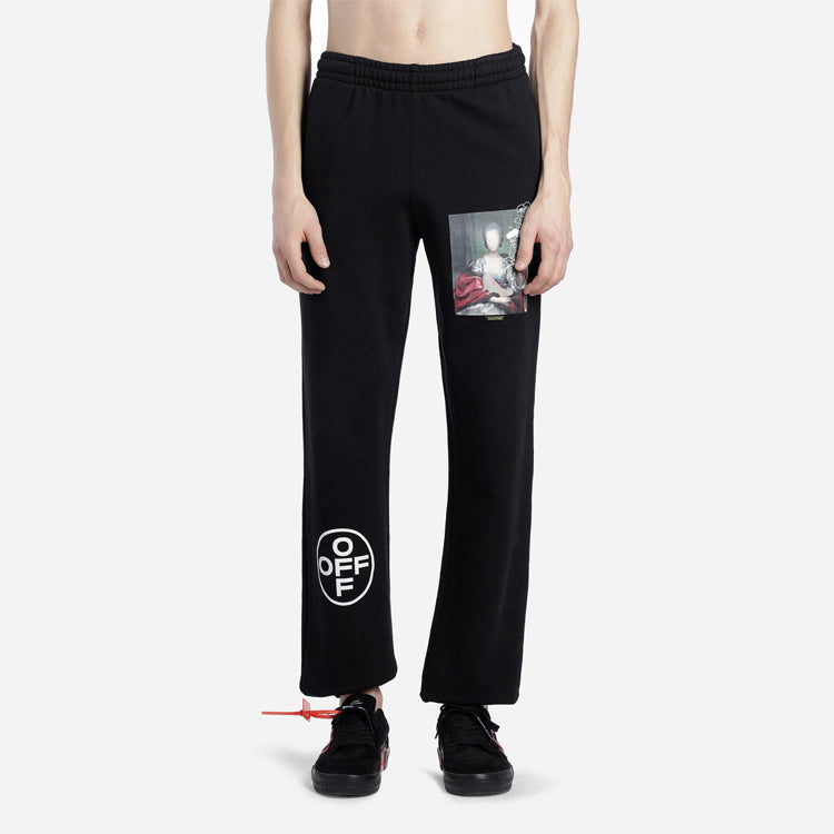 Off-White Mens Mariana de Silva Logo Sweatpants OMCH022E19E300051088