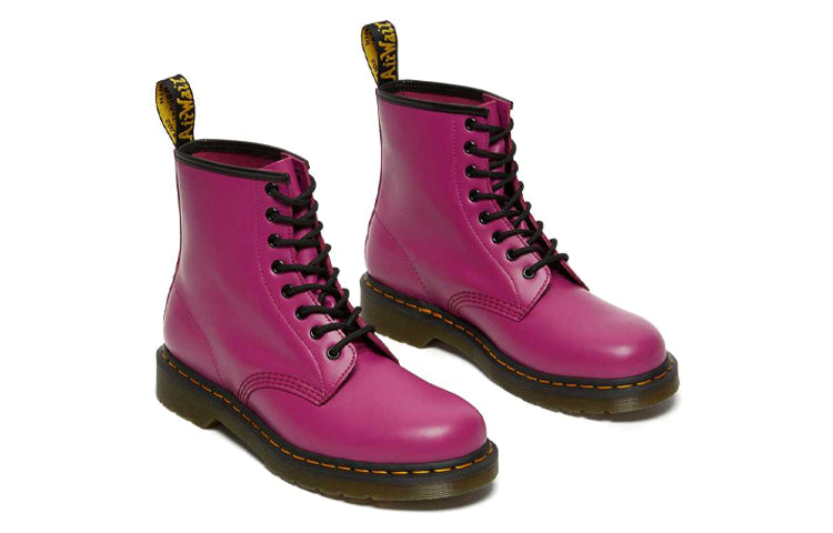 Dr.Martens 1460 Smooth Leather Lace Up Boots 'Pink' 27139673
