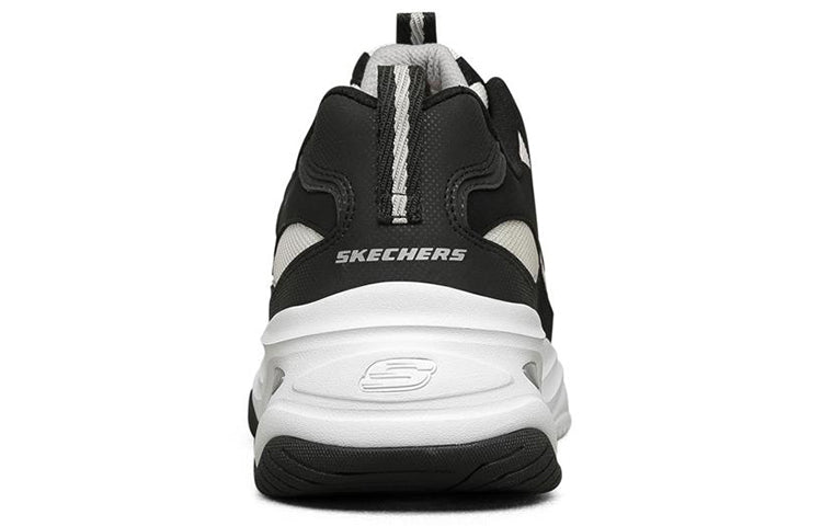 Skechers D'Lites 4.0 Low Chunky Shoes Black/White 237225-BKW