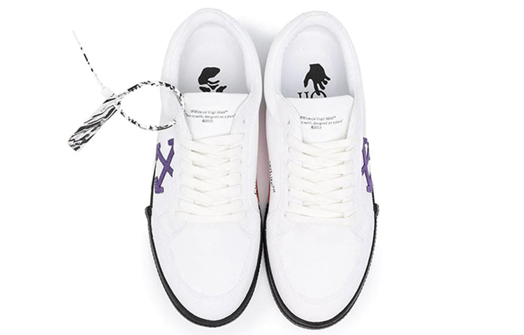 Off-White Vulc Sneaker Low 'White Purple' OMIA085R21FAB0010137