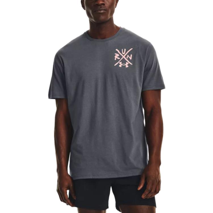 Under Armour Run Like Hell Graphic T-shirt 'Pitch Grey' 1376972-012