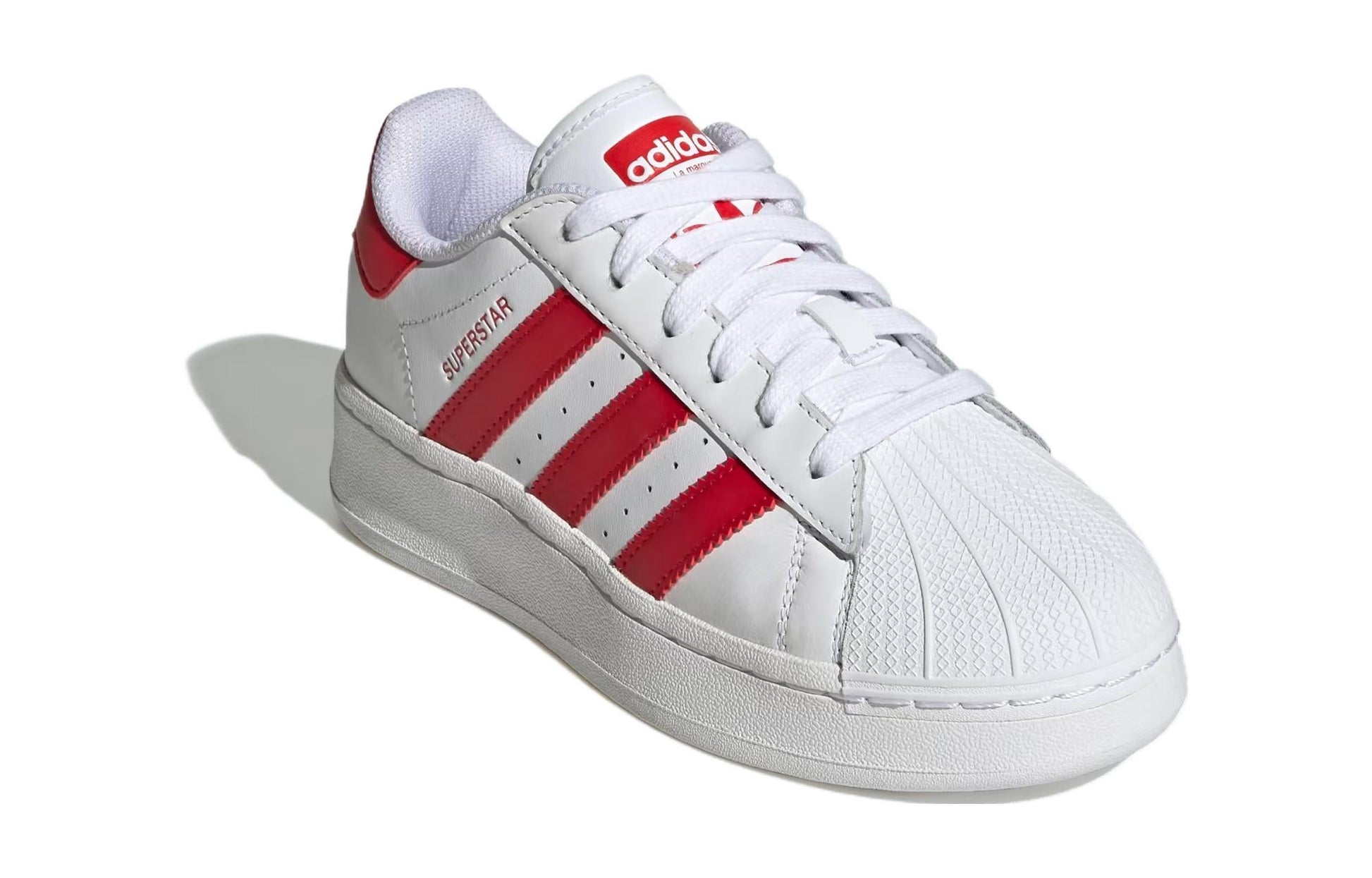 (GS) adidas Superstar XLG 'White Scarlet' IF0551