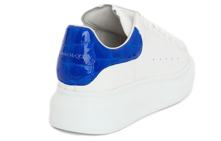 (WMNS) Alexander McQueen Oversized Sneaker 'White Ultramarine' 553770WIAF89407