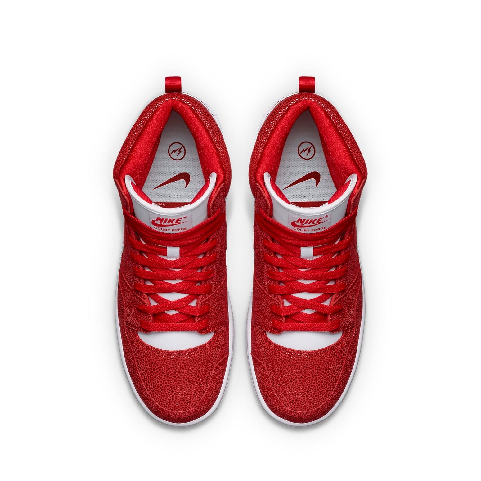 Nike Fragment Design x GOODENOUGH x Lab Court Force 25 'Red White' 814913-661