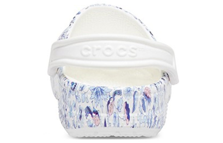 (WMNS) Liberty London x Crocs Classic Clog Beach Flowers White Sandals 206447-97E