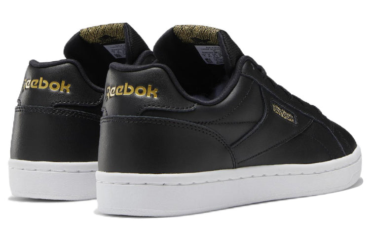 (WMNS) Reebok Royal Complete Clean LX 'Black Gold Metallic' DV6627