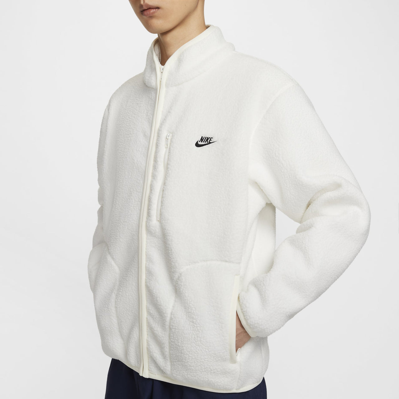 Nike Sportswear Club Fleece Jacket 'White' FZ0889-133