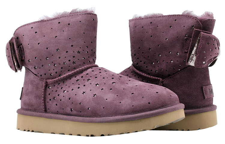 (WMNS) UGG Classic Mini Stargirl Bow Port 'Purple' 1098475-PORT