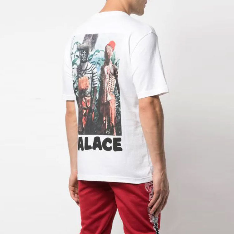 PALACE Stoggie White Chest Back Printing Short Sleeve Unisex P18FW053