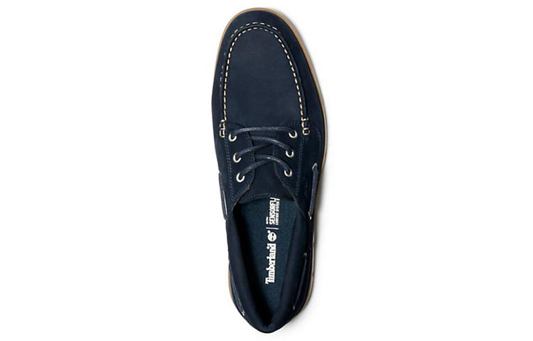 Timberland Bradstreet 3-Eye Boat Shoes 'Navy' A1HCX019