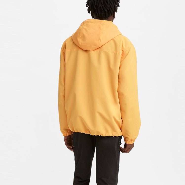 Men's Levis Big Pocket Casual Hooded Jacket Yellow 28277-0006