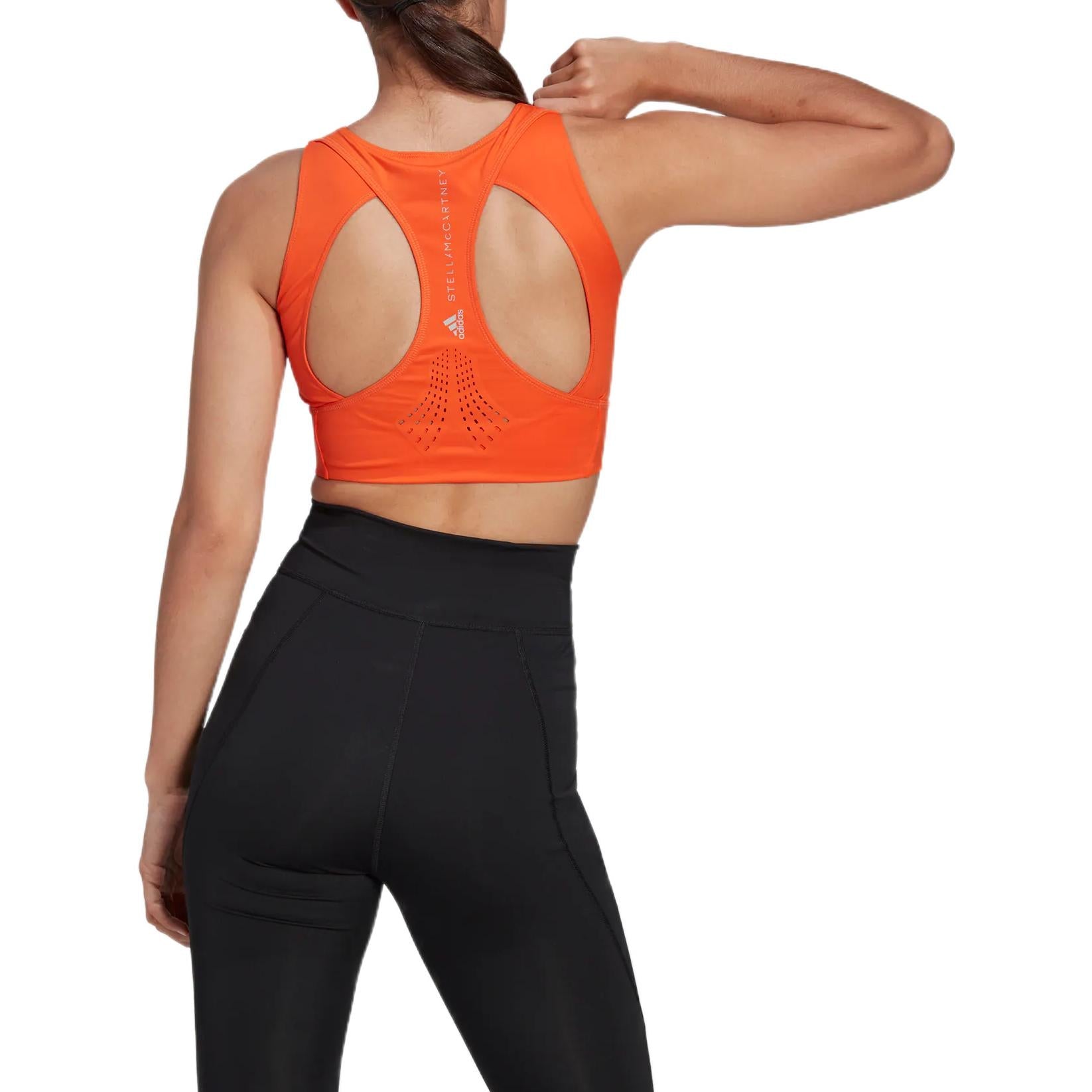 (WMNS) adidas by Stella McCartney Training Crop Asia Sizing 'Orange' HG6869