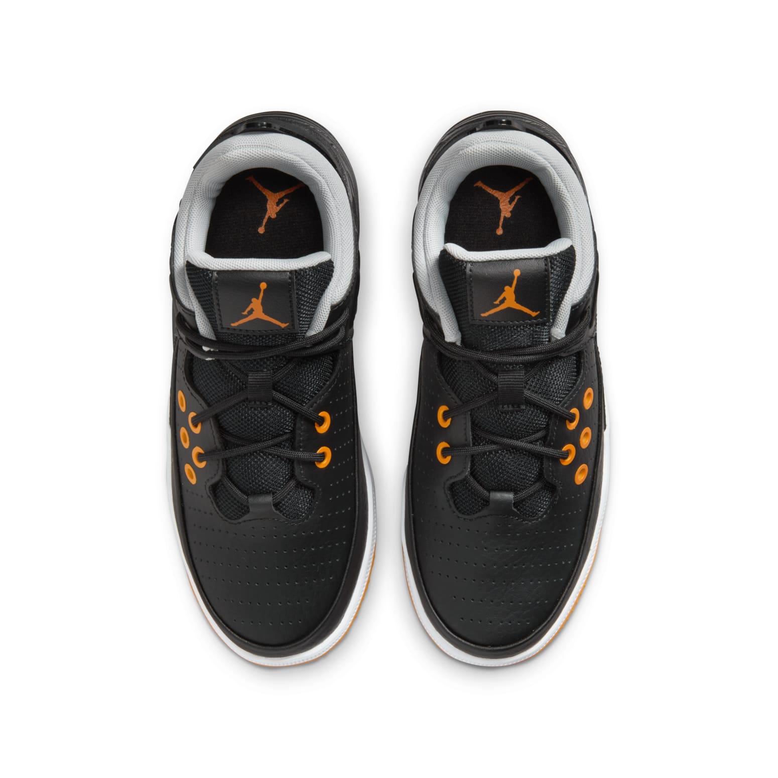 (GS) Air Jordan Max Aura 5 'Black Wolf Grey Magma Orange' DZ4352-008
