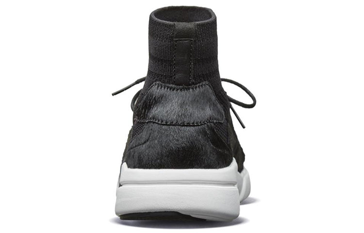 (WMNS) Skechers Block Black/White 68855-BLK