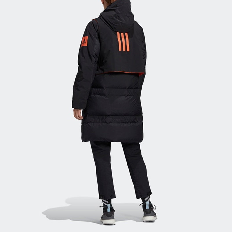 (WMNS) adidas Myshelter Cold.RDY Down Jacket Asia Sizing 'Black Orange' FR9529