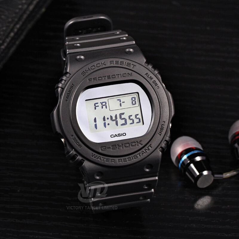 CASIO G-Shock Digital 'Black Silver' DW-5700BBMA-1