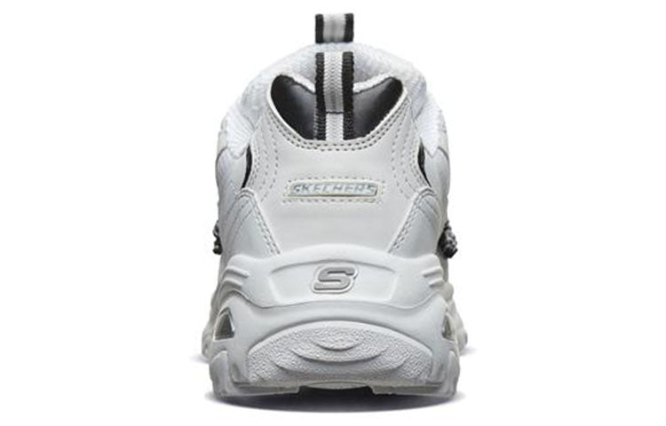 (WMNS) Skechers D'lites 1.0 White/Black 13090-WBK