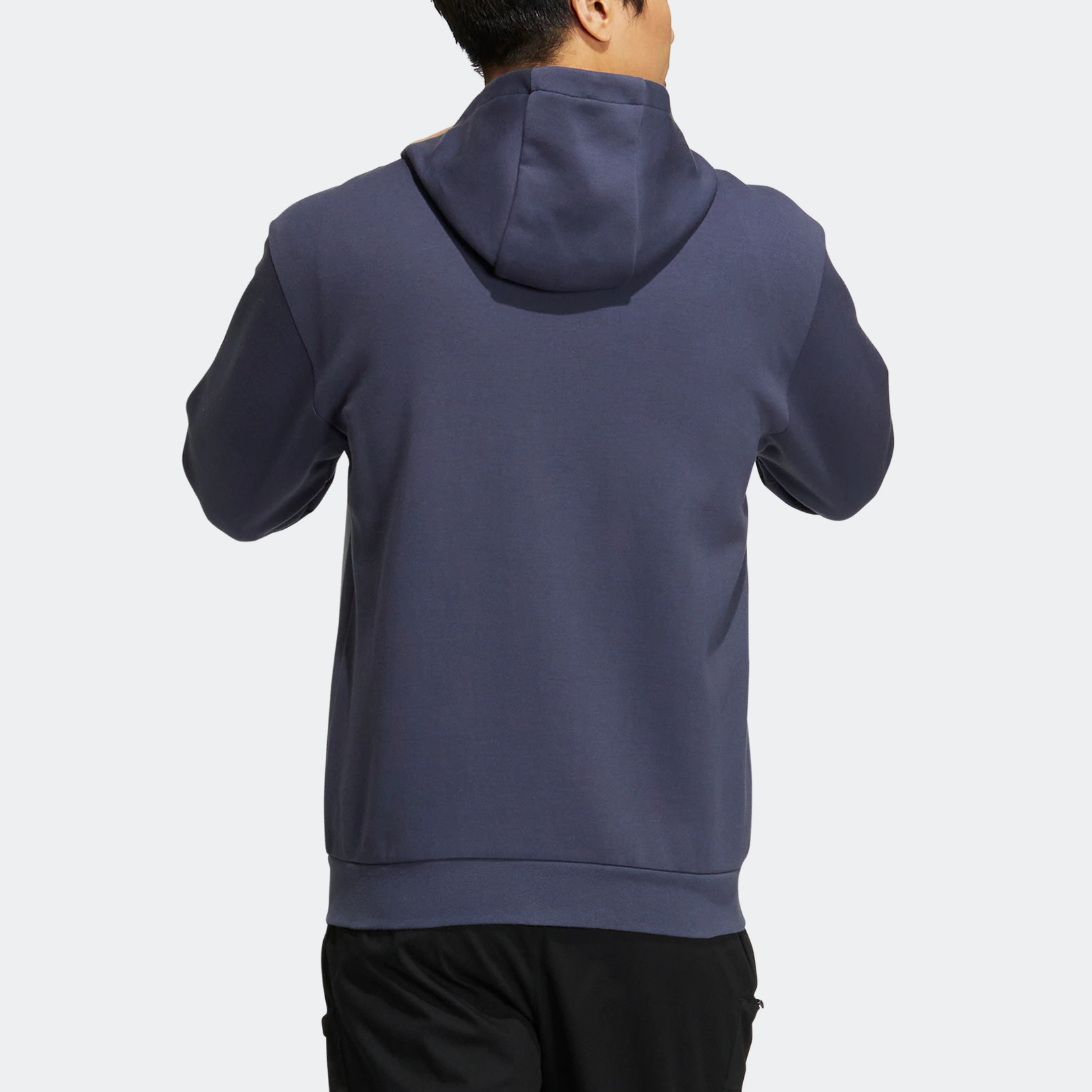 Men's adidas St Blok Knjkt Chest Brand Logo Embroidered Hooded Track Jacket Blue HM5145
