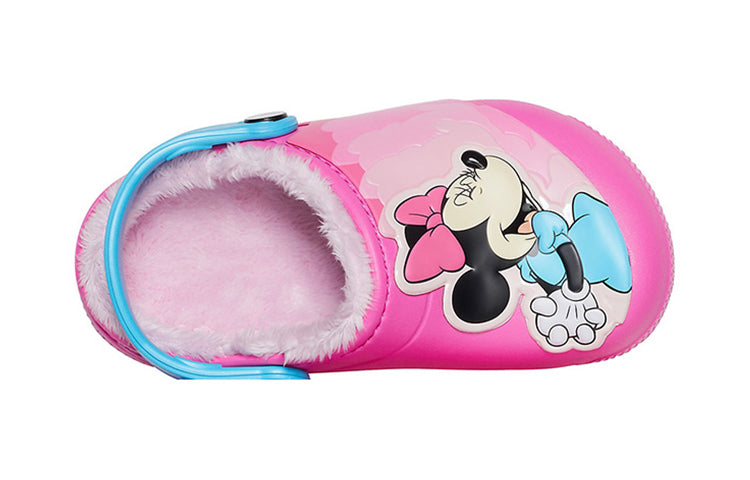 (GS) Crocs Fun Lab Disney Minnie Lined Clogs 'Pink Blue' 206554-6QQ