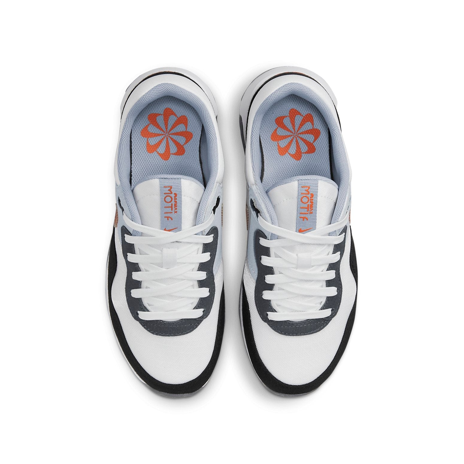 (GS) Nike Air Max Motif 'White Grey Black Orange' DZ2764-100