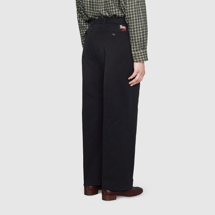 Gucci Washed Cotton Canvas Pant 'Black' 627977-ZAFDI-1043