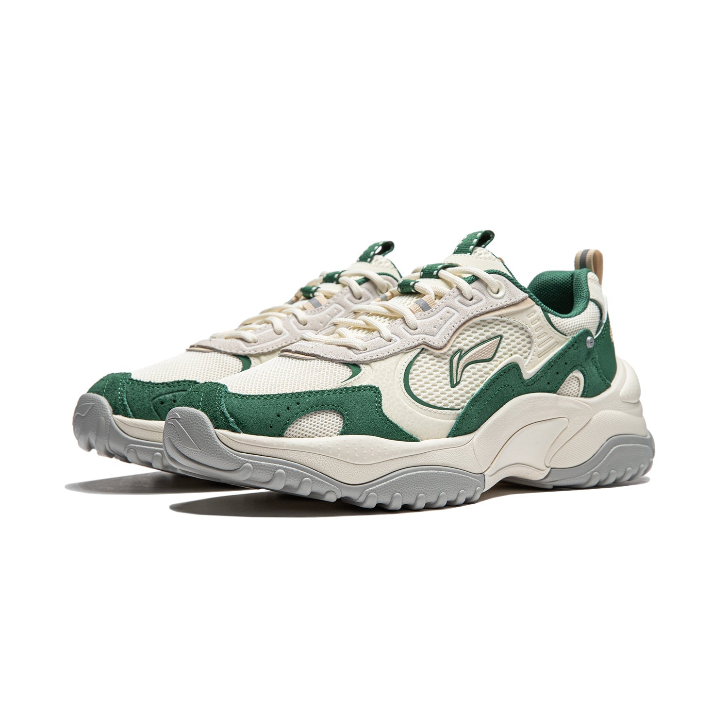 (WMNS) Li-Ning Churui 'Beige Green' AGCU190-1