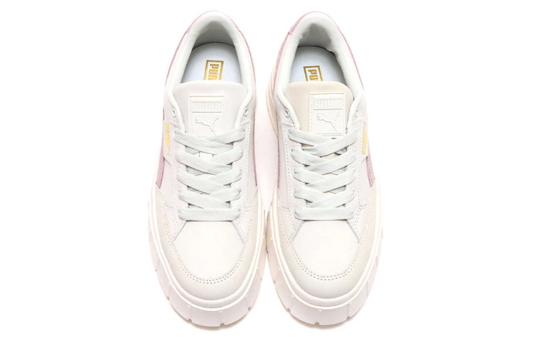 (WMNS) PUMA Mayze Stack Premium 'Whisper White Lilac' 384421-01