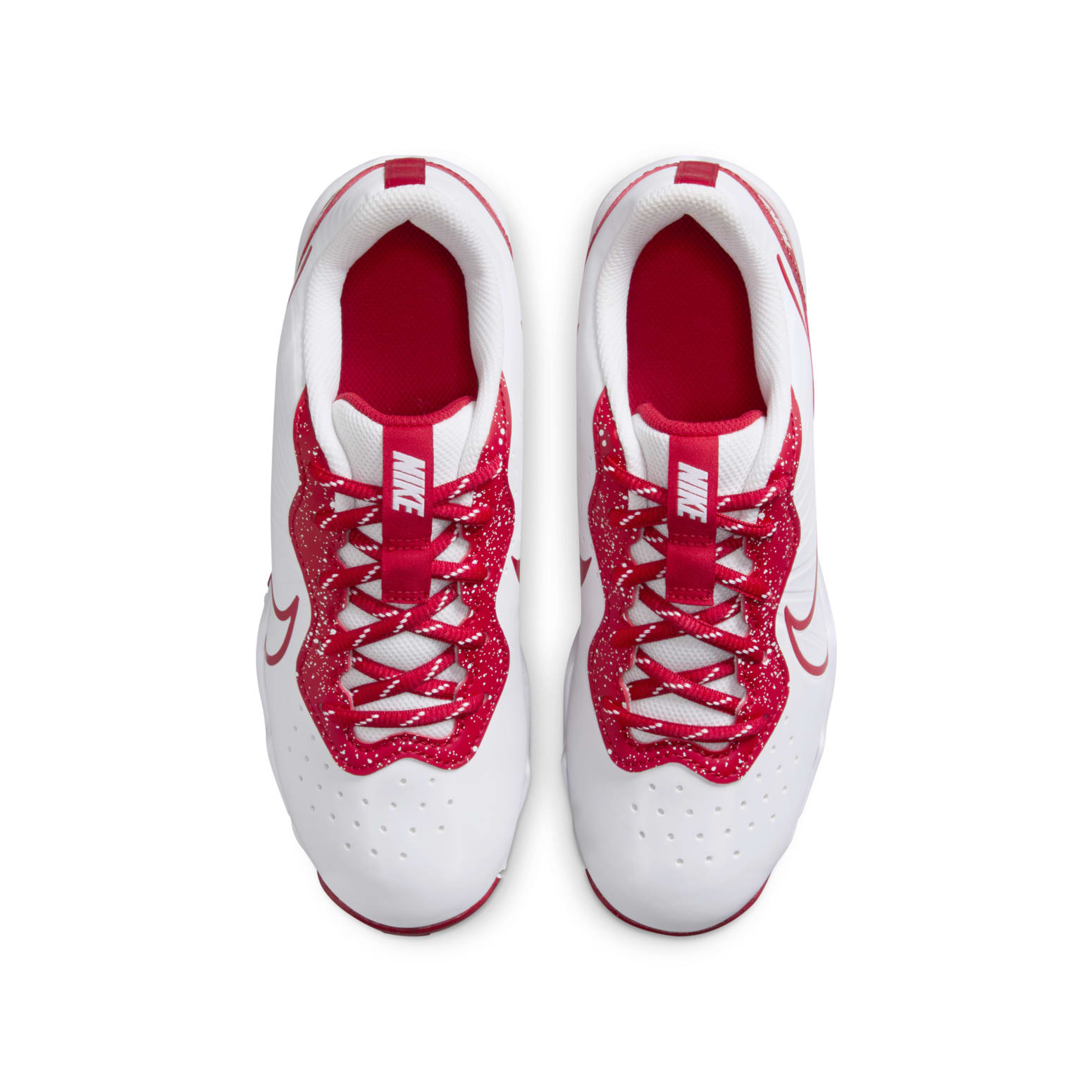 (GS) Nike Alpha Huarache 4 Keystone 'White University Red Splatter' DJ6525-107