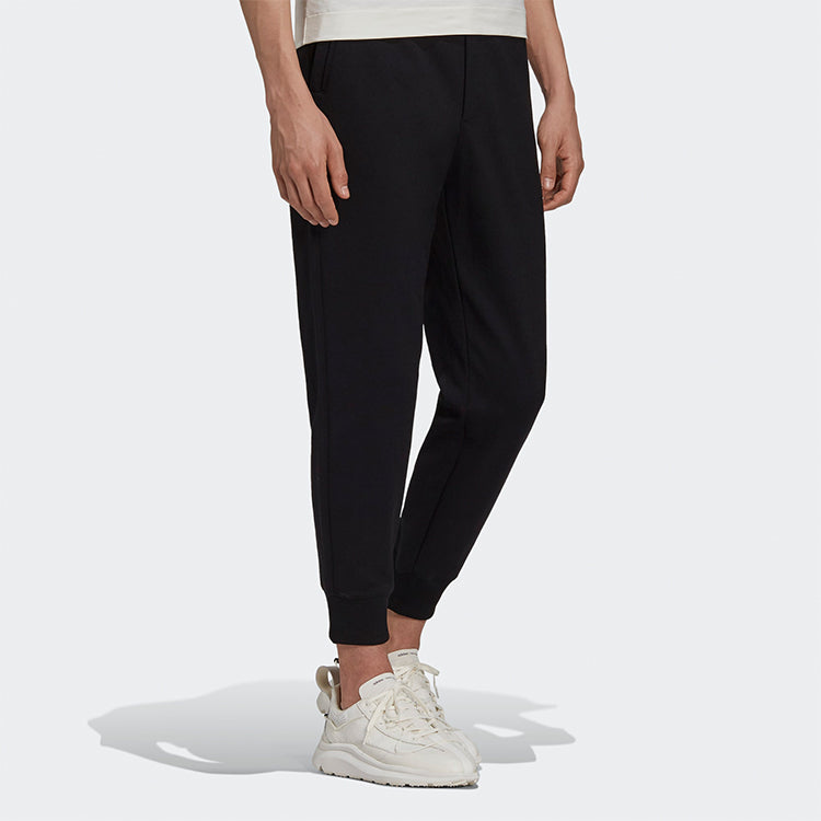 adidas Y-3 3-Stripes Classic Cuffed Track Pants 'Black' H16342