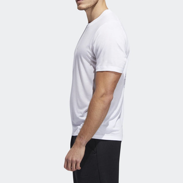 adidas TRN FL Tee 'White Black' ED8321