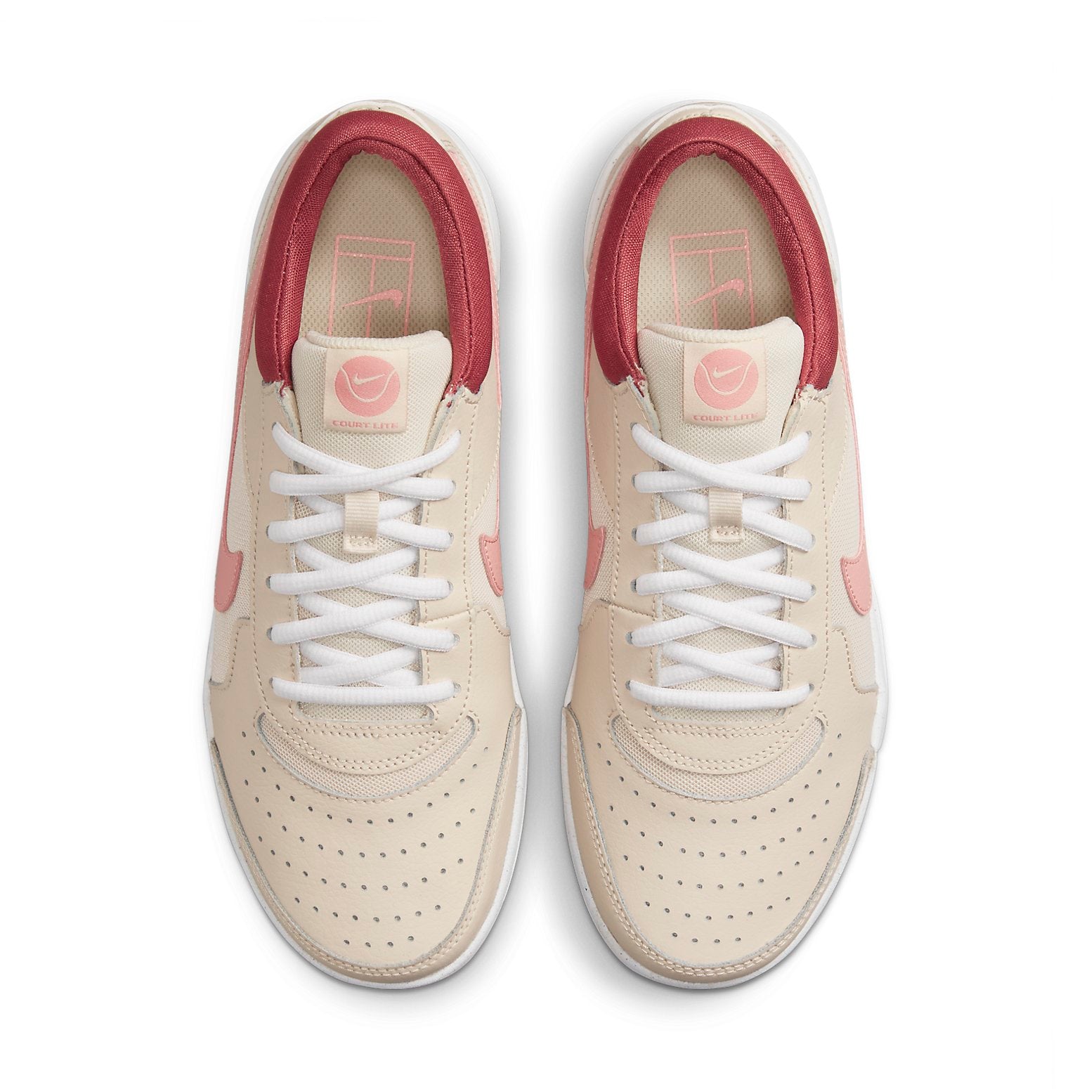 (WMNS) Nike Court Zoom Lite 3 'Pearl White Bleached Coral' DH1042-261