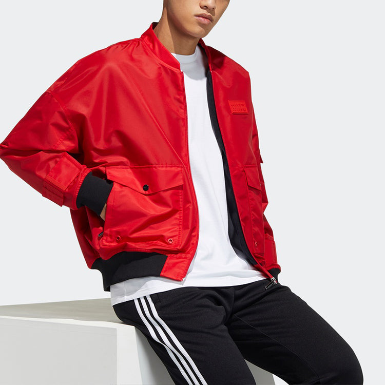 adidas originals Ryv Bomber Jacket Red H07082
