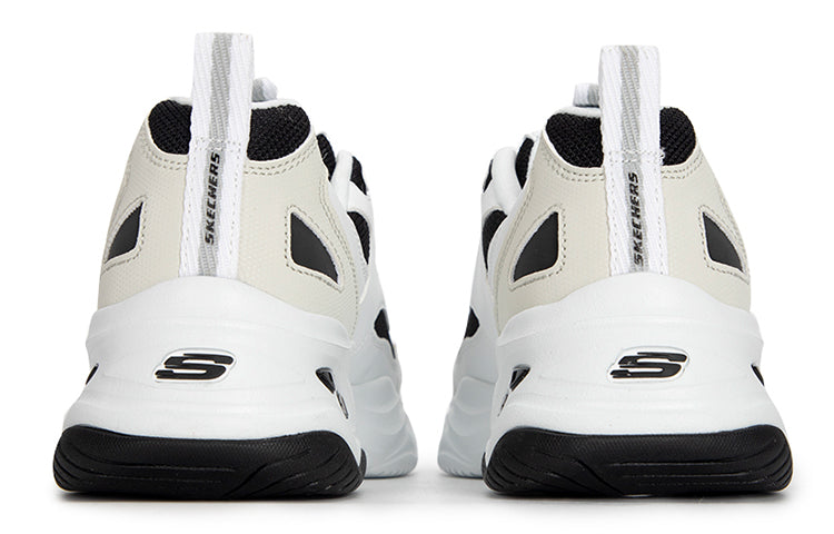 (WMNS) Skechers D'lites 4.0 'White Black' 896122-WBK