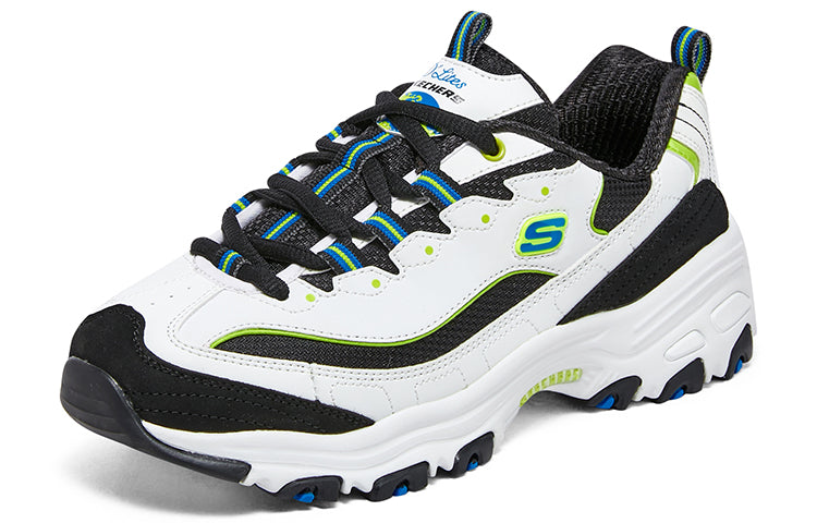 (WMNS) Skechers D'Lites 1.0 'White Black Multicolor' 896262-WBMT