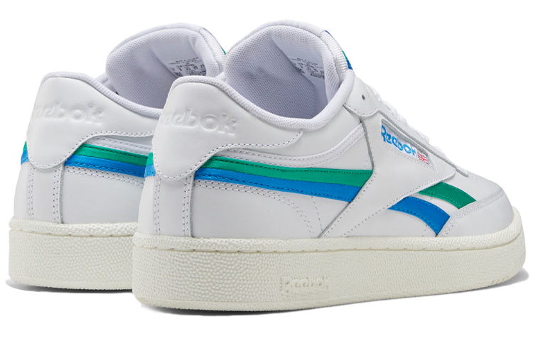 Reebok Club C Revenge Running Shoes White/Green/Blue FV6368