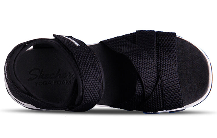 (WMNS) Skechers D'Lites 2.0 Sandals Black 88888182-BLK
