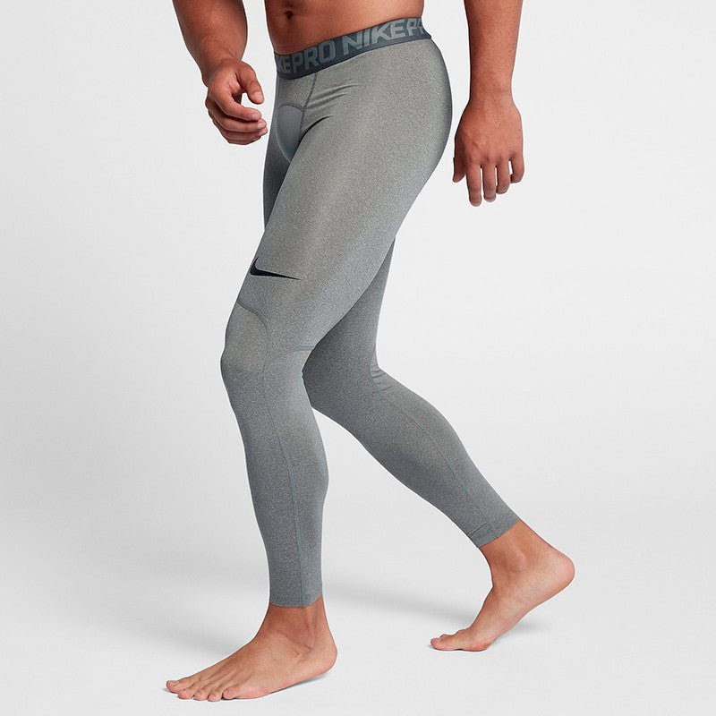 Nike Logo Sports Training Quick Dry Leggings Gray 838068-091