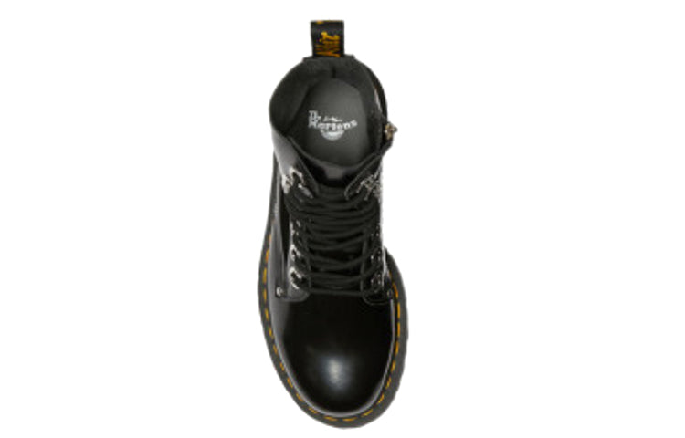 (WMNS) Dr. Martens Jadon Max Platform Boot 'Black Buttero' 25566001