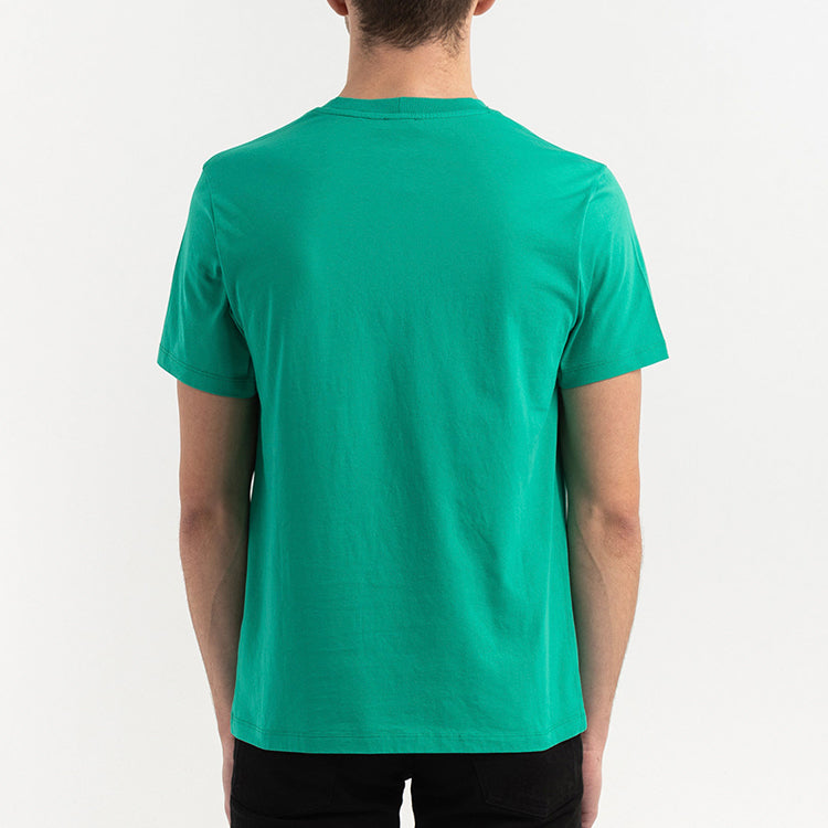 Men's KENZO Classic Tiger Head Printing Round Neck Short Sleeve Mint Green FA55TS0504YA-58