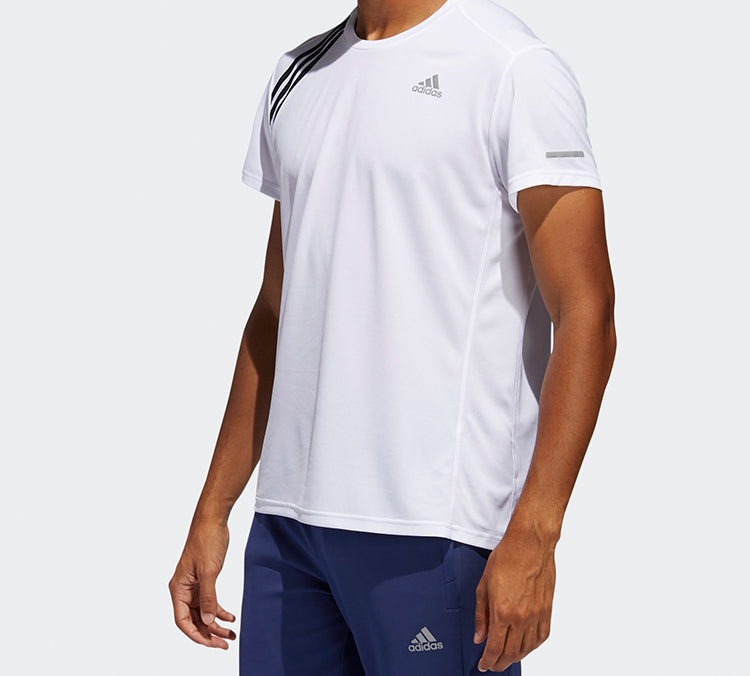 adidas Run It 3-Stripes Tee 'White' FK1592