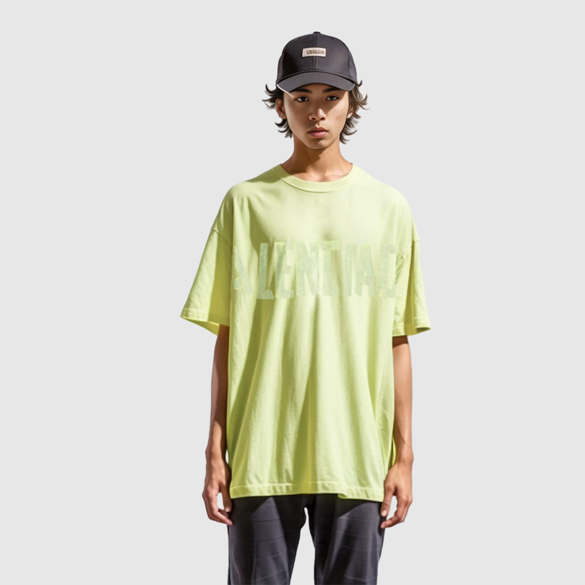 Balenciaga Tape Type T-shirt Medium Fit 'Fluo Yellow' 739784TOVA97204