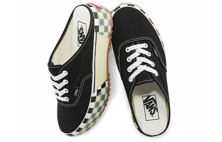 Vans Authentic Mule Stacked 'Black White' VN0A4BW18BM