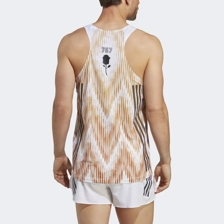 adidas Adizero Grant Holloway Signature Singlet Asia Sizing 'White' HZ0171